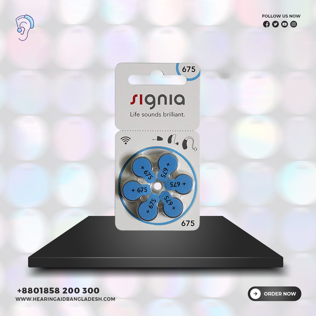 Signia 675 Size Hearing Aid Batteries Signia 675 Size Hearing Aid Batteries - Image 1